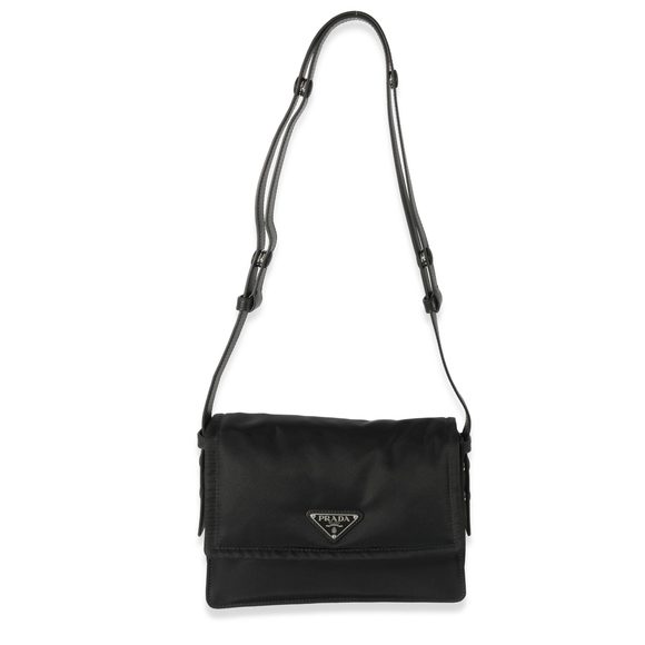 Prada Black Re-Nylon Small Padded Shoulder Bag - Picture 4 of 7